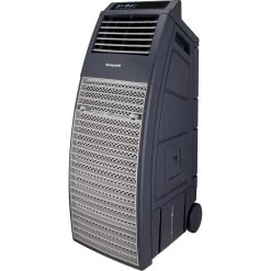 Honeywell CO301PC Outdoor Portable Evaporative Cooler With Remote Control, 830 CFM - 5.3 Gallon Tank (Gray)