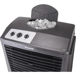 Honeywell CO610PM Outdoor Evaporative Air Cooler And Fan, 2669 CFM For Large Outdoor Spaces - 14 Gallon Tank (Black) -Honeywell Store co610pm outdoor portable evaporative air cooler 2100 cfm black 4