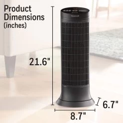 Honeywell Digital Ceramic Tower Heater, HCE322V -Honeywell Store hce322v digital ceramic tower heater 4