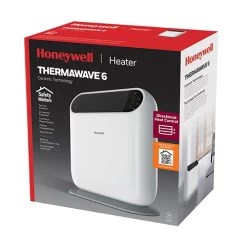 Honeywell ThermaWave 6 Ceramic Heater With Programmable Thermostat - White, HCE870W -Honeywell Store hce870w honeywell thermawave 6 space heater white 3