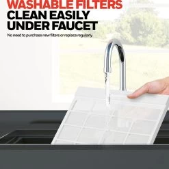 Honeywell 13,000 BTU Smart WiFi Portable Air Conditioner & Dehumidifier With Alexa Voice Control - White And Black, HF2CESVWK8 15 Honeywell 13,000 BTU Smart WiFi Portable Air Conditioner & Dehumidifier With Alexa Voice Control - White And Black, HF2CESVWK8 -Honeywell Store hf smart wi fi portable air conditioner 7