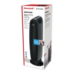 Honeywell QuietClean Oscillating Tower Air Purifier - Black, HFD230BV1 -Honeywell Store hfd230bv1 quietclean tower air purifier with permanent filters 2