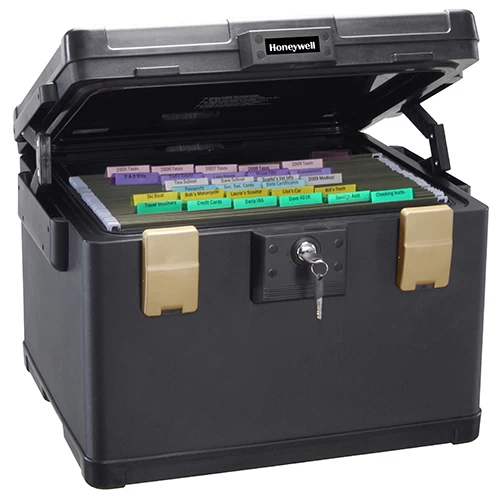 Honeywell 1108 Molded Fire/Water Large File Chest (1.06 Cu Ft.) 2 Honeywell 1108 Molded Fire/Water Large File Chest (1.06 Cu Ft.) - Image 2