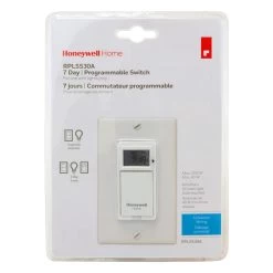 Honeywell Home RPLS530A1038/U 7-Day Programmable Light Switch Timer (White) -Honeywell Store honeywell rpls530a1038u 7 day programmable light switch timer white 2