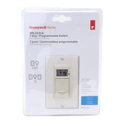 Honeywell Home RPLS531A1003/U 7-Day Programmable Light Switch Timer (Almond) -Honeywell Store honeywell rpls531a1003u 7 day programmable light switch timer almond 2