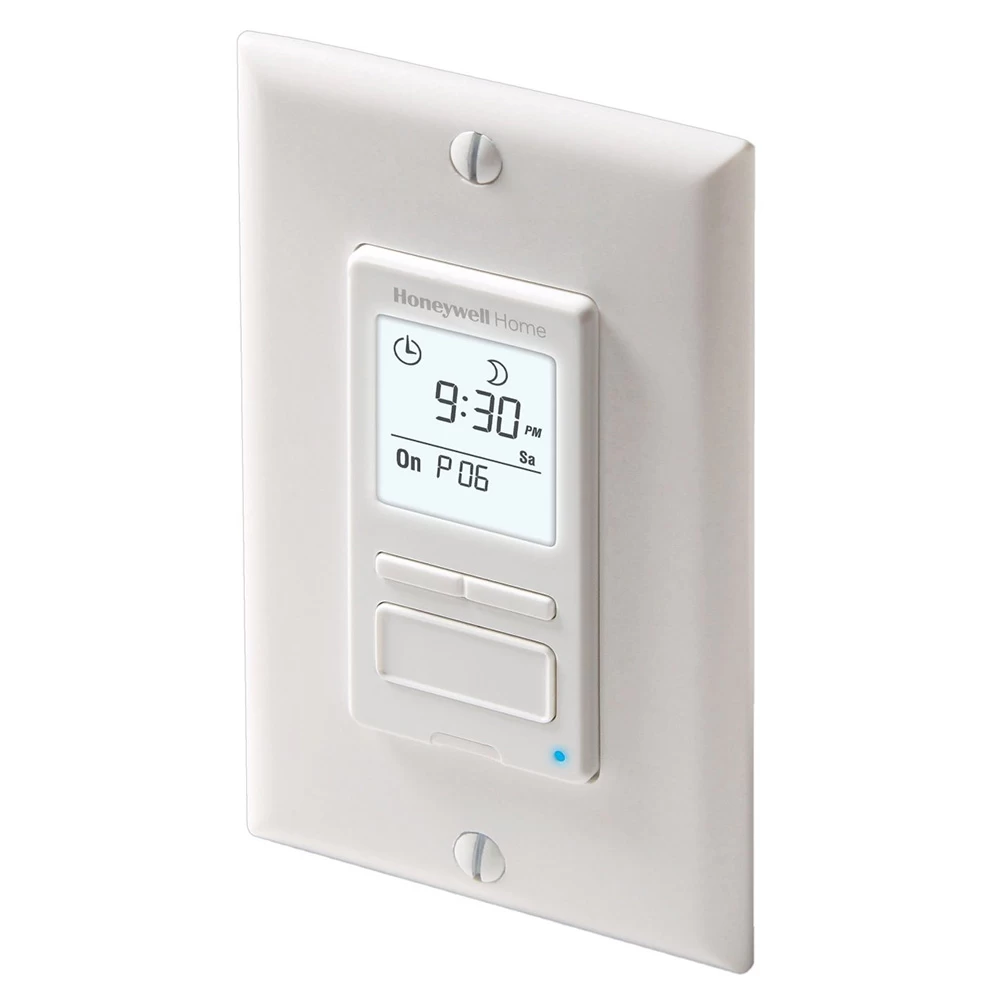Honeywell Home RPLS540A1002/U ECONOSwitch Programmable Light Switch Timer (White) 2 Honeywell Home RPLS540A1002/U ECONOSwitch Programmable Light Switch Timer (White) - Image 2
