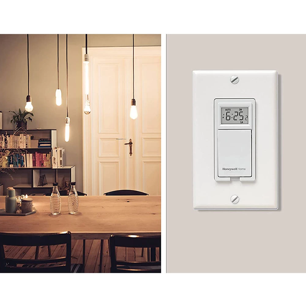 Honeywell Home RPLS730B1000/U 7-Day Programmable Light Switch Timer (White) 4 Honeywell Home RPLS730B1000/U 7-Day Programmable Light Switch Timer (White) - Image 4
