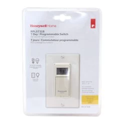 Honeywell Home RPLS731B1009/U 7-Day Programmable Light Switch Timer (Almond) -Honeywell Store honeywell rpls731b1009u 7 day programmable light switch timer almond 4