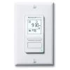 Honeywell Home RPLS740B1008/U ECONOSwitch 7-Day Solar Programmable Light Switch Timer (White)