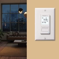 Honeywell Home RPLS740B1008/U ECONOSwitch 7-Day Solar Programmable Light Switch Timer (White) -Honeywell Store honeywell rpls740b1008u econoswitch 7 day solar programmable light switch timer 2