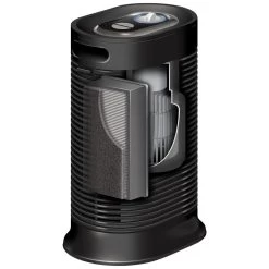 Honeywell Allergen Plus True HEPA Tower Air Purifier - Black, HPA060 -Honeywell Store hpa060 true hepa compact tower air purifier with allergen remover 4