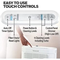 Honeywell True HEPA Portable Air Purifier Allergen Plus Series - White, HPA104WMP -Honeywell Store hpa104wmp honeywell air purifier 2
