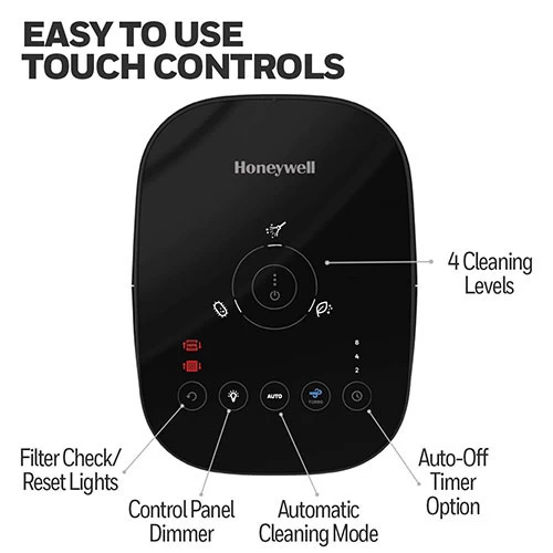 Honeywell InSight Series HEPA Tower Air Purifier - Black, HPA180B 3 Honeywell InSight Series HEPA Tower Air Purifier - Black, HPA180B - Image 3