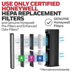 Honeywell InSight Series HEPA Tower Air Purifier - Black, HPA180B 12 Honeywell InSight Series HEPA Tower Air Purifier - Black, HPA180B -Honeywell Store hpa180b insight hepa tower air purifier 5