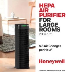 Honeywell InSight Series HEPA Tower Air Purifier - Black, HPA180B 13 Honeywell InSight Series HEPA Tower Air Purifier - Black, HPA180B -Honeywell Store hpa180b insight hepa tower air purifier 6