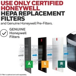 Honeywell InSight Series HEPA Home Air Purifier For Large Rooms - Black, HPA5200B 13 Honeywell InSight Series HEPA Home Air Purifier For Large Rooms - Black, HPA5200B -Honeywell Store hpa5200b honeywell insight hepa air purifier 6
