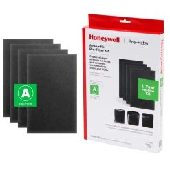 Honeywell HRF-A100 Pre-Cut Carbon Pre-Filter For HPA100 And HPA094 Series Air Purifiers - 4 Pack (Filter A) -Honeywell Store hrf a100 honeywell pre filter for hpa100 hpa094 air purifiers 4 pack 2