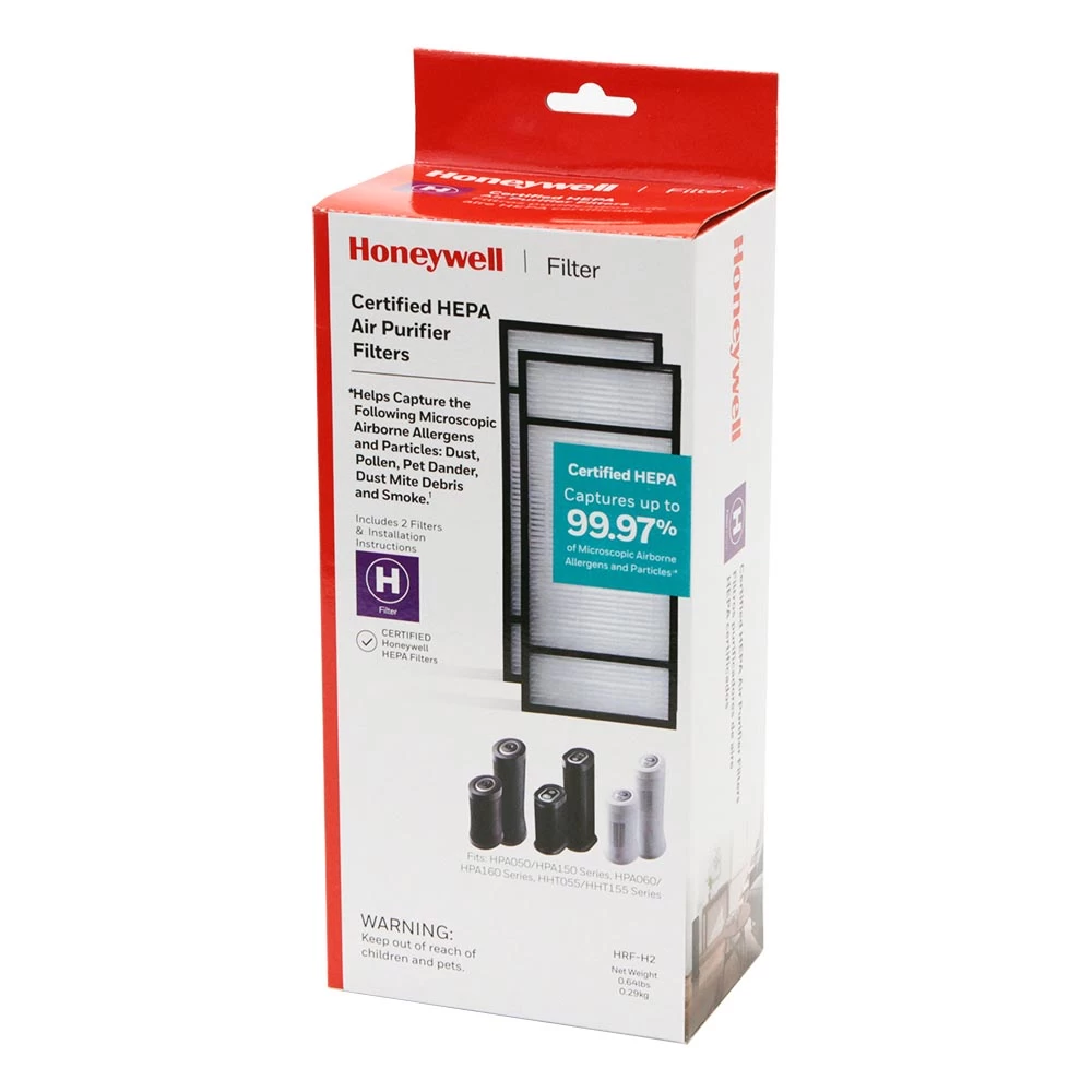 Honeywell Filter H True HEPA Replacement Filter - 2 Pack, HRF-H2 1 Honeywell Filter H True HEPA Replacement Filter - 2 Pack, HRF-H2
