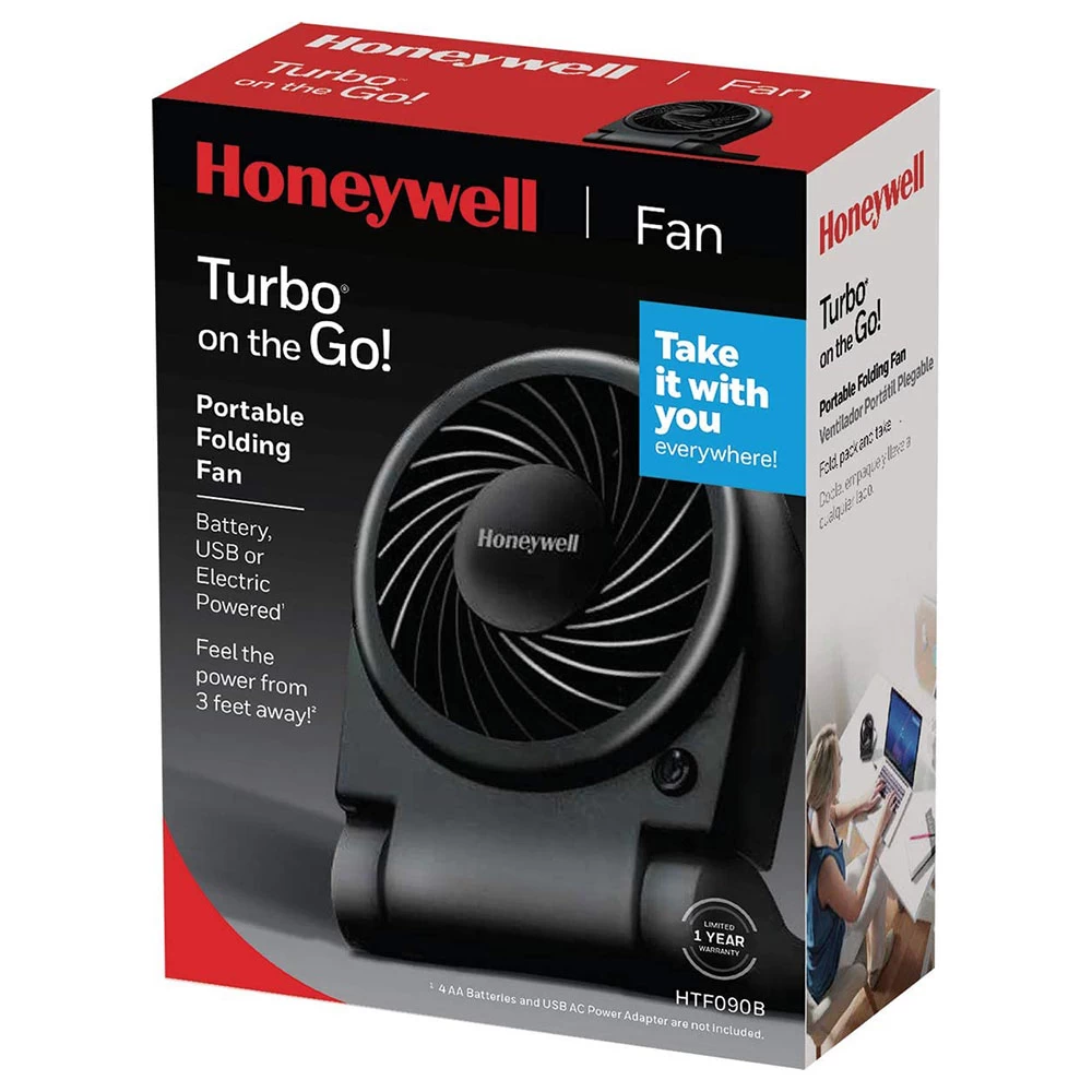 Honeywell Turbo On The Go Fan, HTF090B 2 Honeywell Turbo On The Go Fan, HTF090B - Image 2