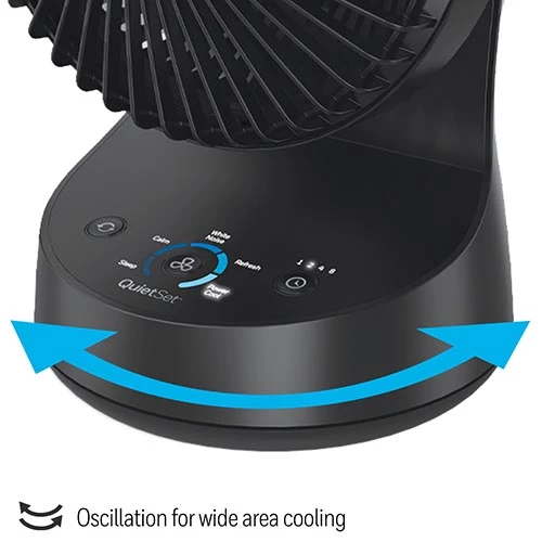 Honeywell QuietSet 5 Table Fan, Black, HTF337B 3 Honeywell QuietSet 5 Table Fan, Black, HTF337B - Image 3