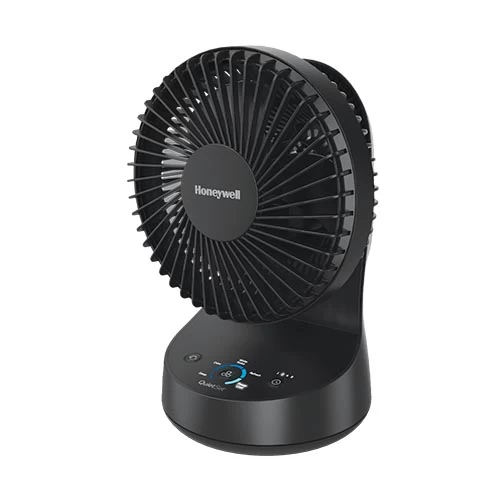 Honeywell QuietSet 5 Table Fan, Black, HTF337B 1 Honeywell QuietSet 5 Table Fan, Black, HTF337B