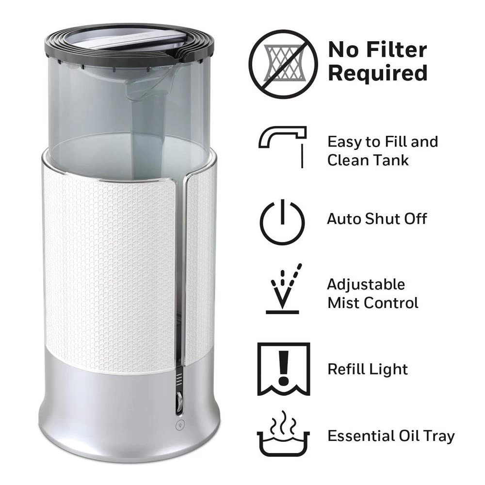 Honeywell Designer Series Cool Mist Humidifier - White, HUL430W 5 Honeywell Designer Series Cool Mist Humidifier - White, HUL430W - Image 5