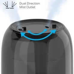 Honeywell Ultra Plus Cool Mist Humidifier - Black, HUL565B -Honeywell Store hul565b honeywell ultra plus cool mist humidifier black 2