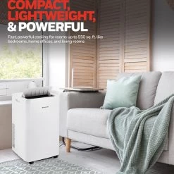 Honeywell 12,000 BTU Portable Air Conditioner With Dehumidifier And Fan - White, HW2CESAWW9 13 Honeywell 12,000 BTU Portable Air Conditioner With Dehumidifier And Fan - White, HW2CESAWW9 -Honeywell Store hw2cesaww9 honeywell 12000 btu portable air condition with dehumidifier and fan white 4