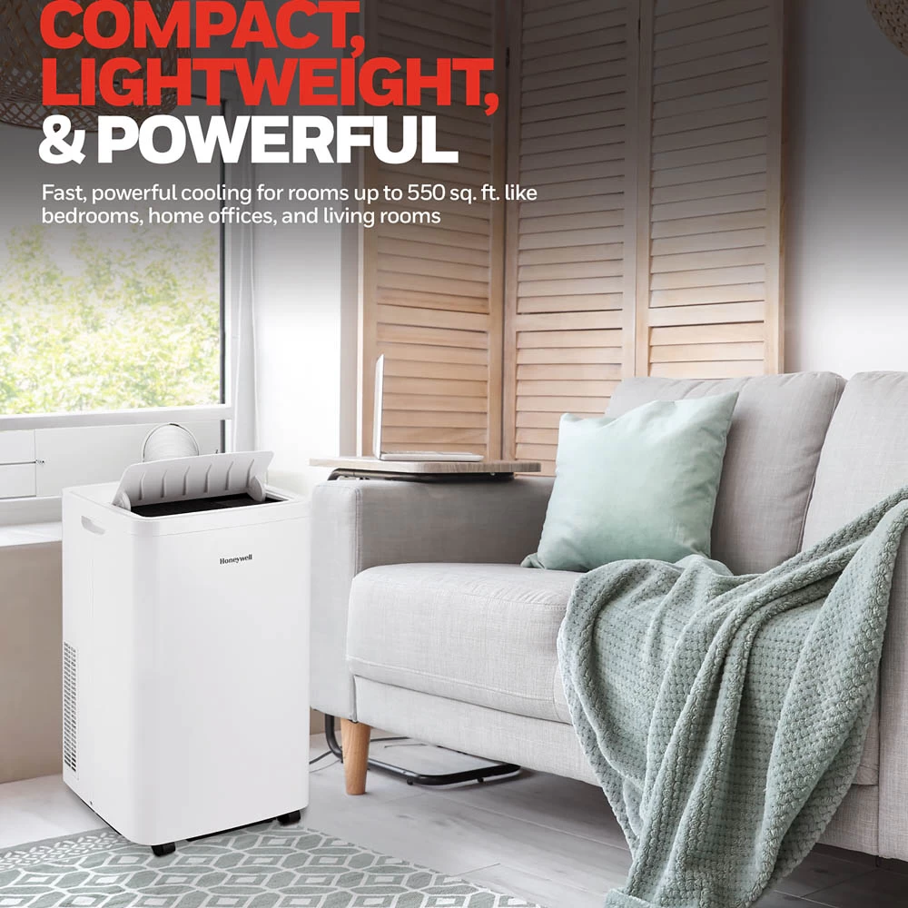 Honeywell 12,000 BTU Portable Air Conditioner With Dehumidifier And Fan - White, HW2CESAWW9 5 Honeywell 12,000 BTU Portable Air Conditioner With Dehumidifier And Fan - White, HW2CESAWW9 - Image 5