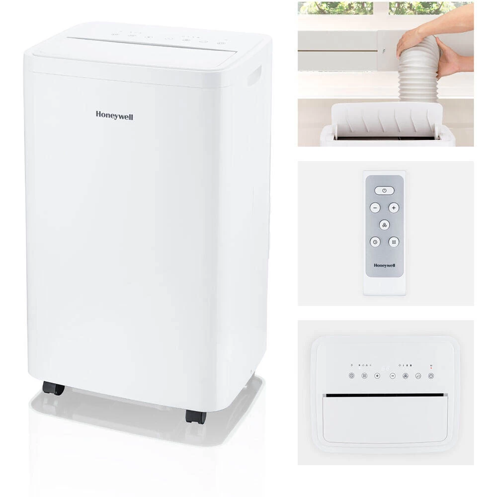 Honeywell 12,000 BTU Portable Air Conditioner With Dehumidifier And Fan - White, HW2CESAWW9 1 Honeywell 12,000 BTU Portable Air Conditioner With Dehumidifier And Fan - White, HW2CESAWW9