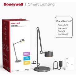Honeywell LED Adjustable Metal Desk Lamp With Touch Controls - HWT-01A -Honeywell Store hwt 01a honeywell led metal desk lamp 2