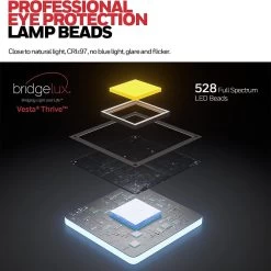 Honeywell Dual Light LED Floor Lamp, Natural Daylight, Modern Industrial Style - HWT-02E-Pro -Honeywell Store hwt 02e honeywell natural light led floor lamp 6