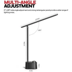 Honeywell Foldable Modern Table Lamp With USB A+C Charging Port, Black - HWT-H01 12 Honeywell Foldable Modern Table Lamp With USB A+C Charging Port, Black - HWT-H01 -Honeywell Store hwt h01 honeywell modern table lamp black 4