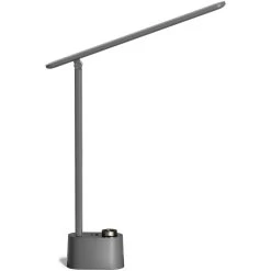 Honeywell Foldable Modern Office Table Lamp With USB A+C Charging Port, Gray - HWT-H01G