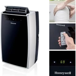Honeywell 14,000 BTU Portable Air Conditioner, Dehumidifier And Fan - Black And Silver, MN4CFS0 13 Honeywell 14,000 BTU Portable Air Conditioner, Dehumidifier And Fan - Black And Silver, MN4CFS0 -Honeywell Store mn4cfs0 portable air conditioner 14000 btu 4