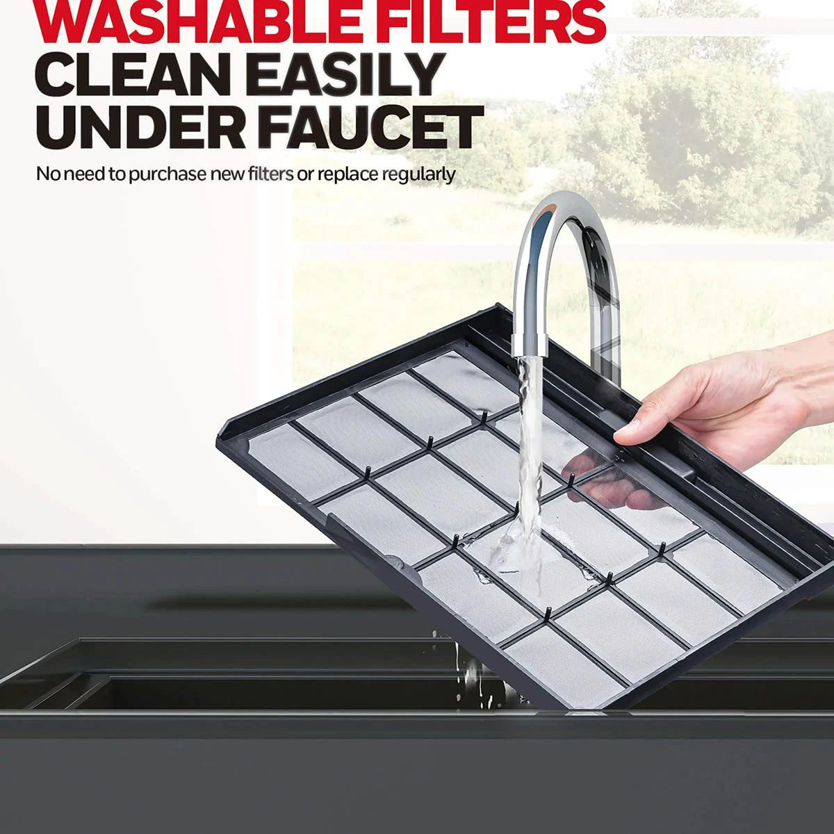 Honeywell 14,000 BTU Portable Air Conditioner, Dehumidifier And Fan - Black And Silver, MN4CFS0 6 Honeywell 14,000 BTU Portable Air Conditioner, Dehumidifier And Fan - Black And Silver, MN4CFS0 - Image 6