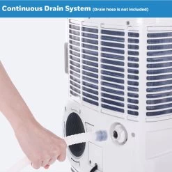 Honeywell 9,000 BTU Compact Portable Air Conditioner, Dehumidifier And Fan - White And Black, MO08CESWK6 14 Honeywell 9,000 BTU Compact Portable Air Conditioner, Dehumidifier And Fan - White And Black, MO08CESWK6 -Honeywell Store mo08ceswk6 portable air conditioner 8000 btu 5