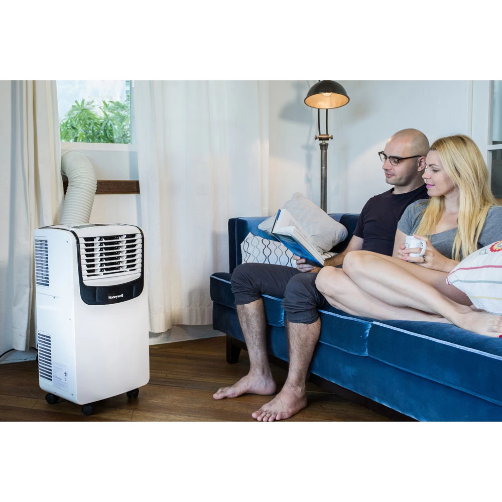 Honeywell 9,000 BTU Compact Portable Air Conditioner, Dehumidifier And Fan - White And Black, MO08CESWK6 8 Honeywell 9,000 BTU Compact Portable Air Conditioner, Dehumidifier And Fan - White And Black, MO08CESWK6 - Image 8