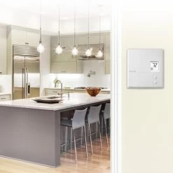 Honeywell Home RLV3150A Digital Line Volt Thermostat, Baseboard Non-Programmable -Honeywell Store rlv3100a1017 digital manual triac line volt thermostat from honeywell 4