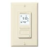 Honeywell Home RPLS741B1007/U ECONOSwitch 7-Day Solar Programmable Light Switch Timer (Almond)