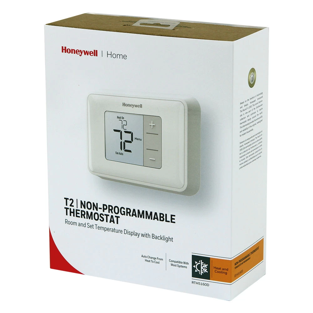 Honeywell Home RTH5160D1003 Simple Display Non-Programmable Thermostat 5 Honeywell Home RTH5160D1003 Simple Display Non-Programmable Thermostat - Image 5