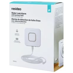 Honeywell Resideo Water Leak Alarm With Sensing Cable, RWD42 -Honeywell Store rwd42a honeywell water leak alarm with sensing cable 2