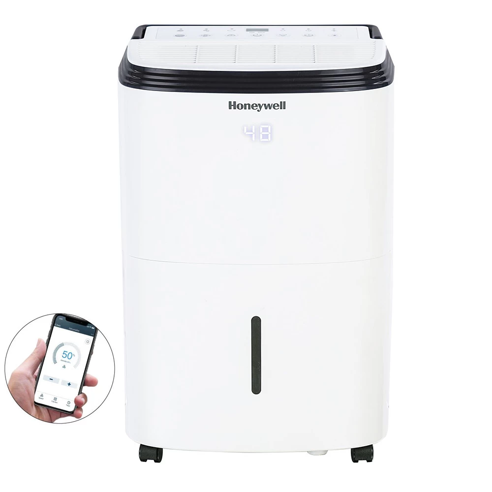 Honeywell TP30AWKN Smart 30-Pint Energy Star Dehumidifier With Wifi Connectivity And Alexa Control For Smaller Rooms Up To 2000 Sq. Ft. 1 Honeywell TP30AWKN Smart 30-Pint Energy Star Dehumidifier With Wifi Connectivity And Alexa Control For Smaller Rooms Up To 2000 Sq. Ft.