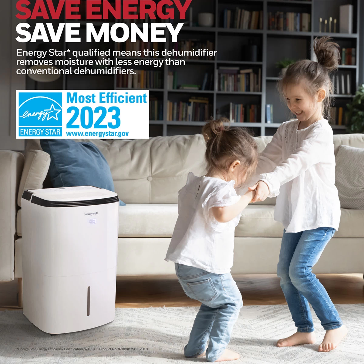 Honeywell TP50WKN 50-Pint Energy Star Dehumidifier For Medium Rooms Up To 3000 Sq. Ft. 5 Honeywell TP50WKN 50-Pint Energy Star Dehumidifier For Medium Rooms Up To 3000 Sq. Ft. - Image 5